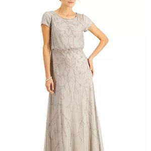 Papell Studio Embellished Blouson Gown